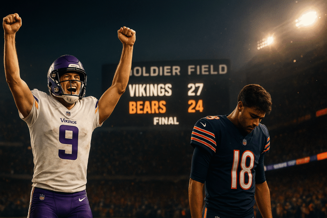 Chicago Bears vs Minnesota Vikings Match Player Stats