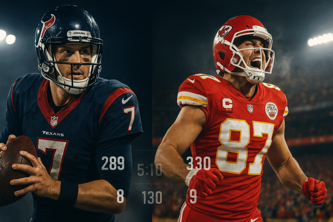 Houston Texans vs Kansas City Chiefs Match Player Stats​