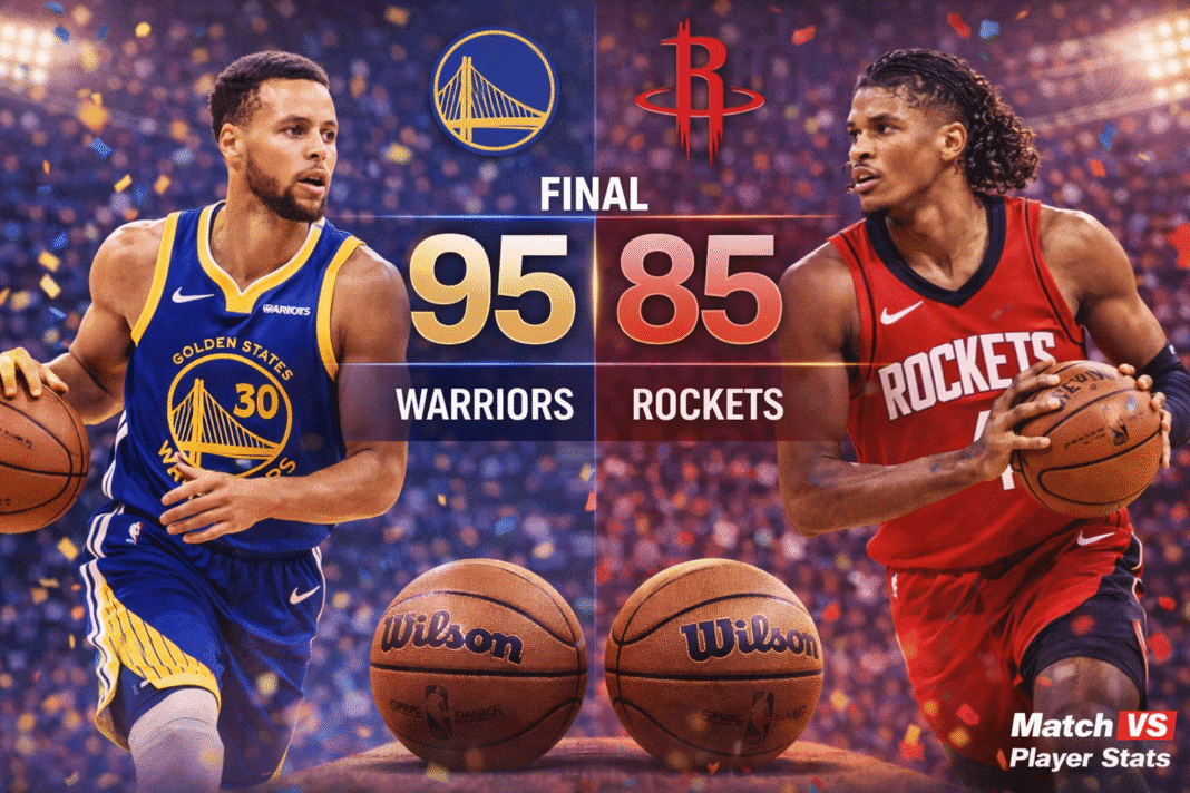 Golden State Warriors vs Houston Rockets Match Player Stats