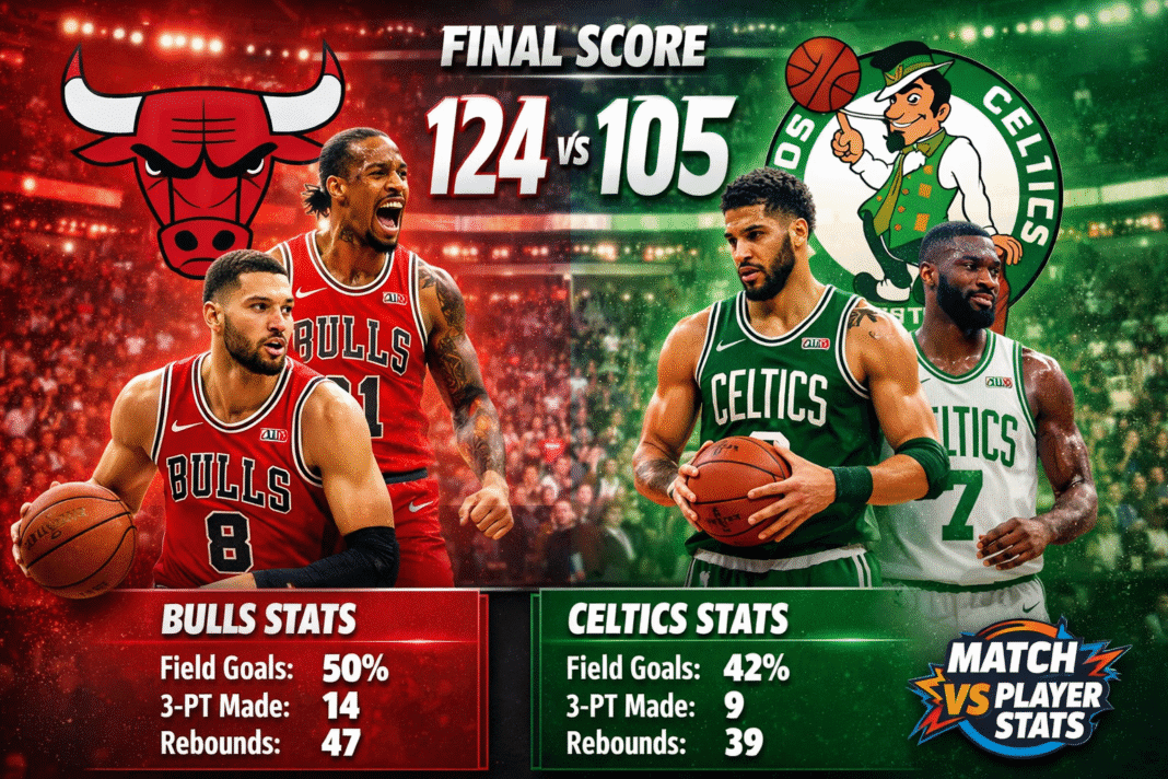 Chicago Bulls vs Boston Celtics Match Player Stats