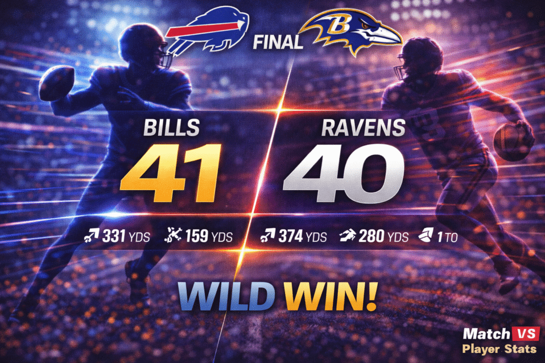 Buffalo Bills vs Baltimore Ravens Match Player Stats