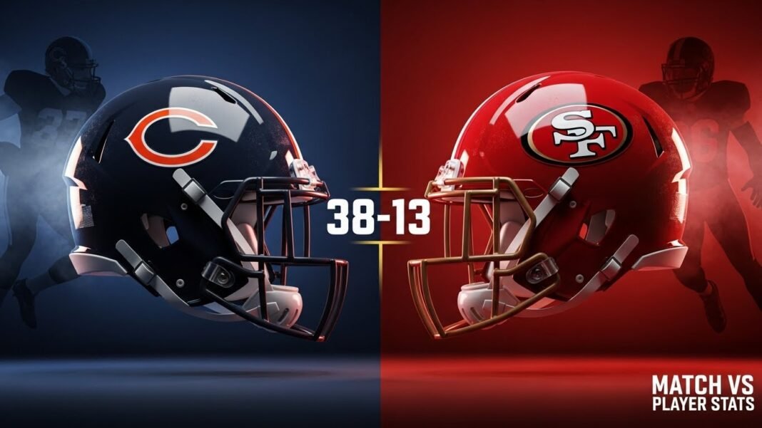 Chicago Bears vs San Francisco 49ers Match Player Stats (Dec 8, 2024)