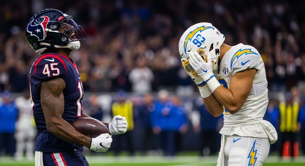 Los Angeles Chargers vs Houston Texans Match Player Stats (Jan 11, 2025)