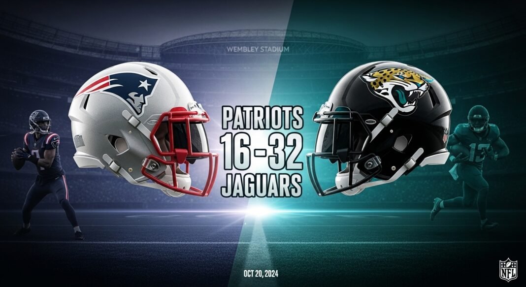 New England Patriots vs Jacksonville Jaguars Match Player Stats (Oct 20, 2024)