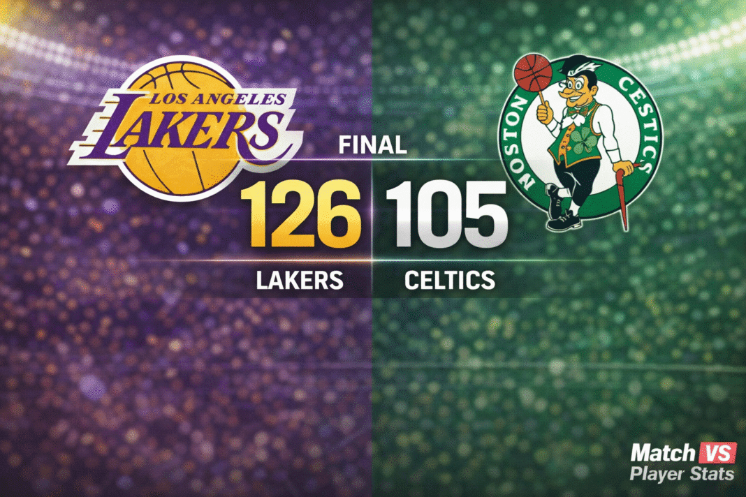 Lakers vs Boston Celtics Match Player Stats (Dec 5, 2025)