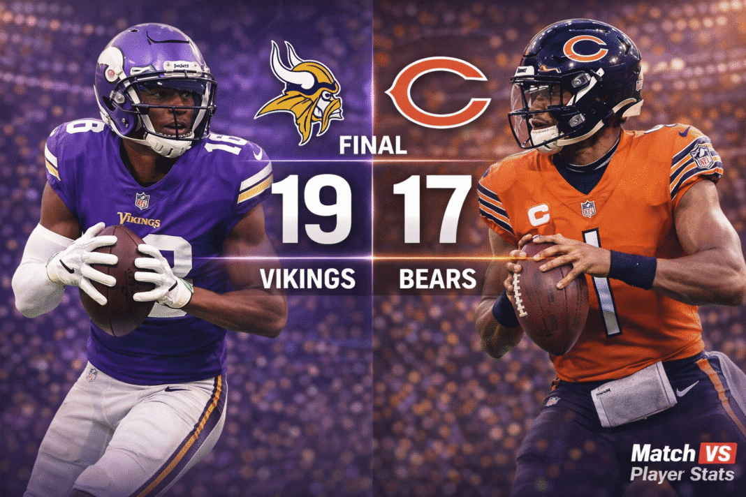 Minnesota Vikings vs Chicago Bears Match Player Stats (Nov 16, 2025)