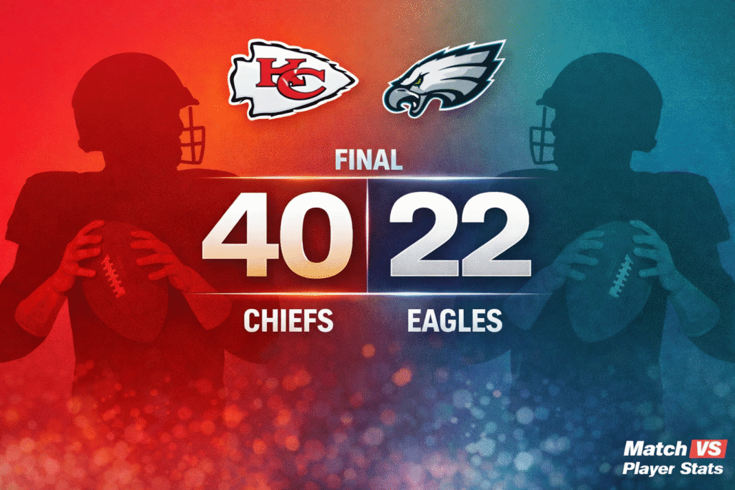 Kansas City Chiefs vs Philadelphia Eagles Match Player Stats (Feb 9, 2025)