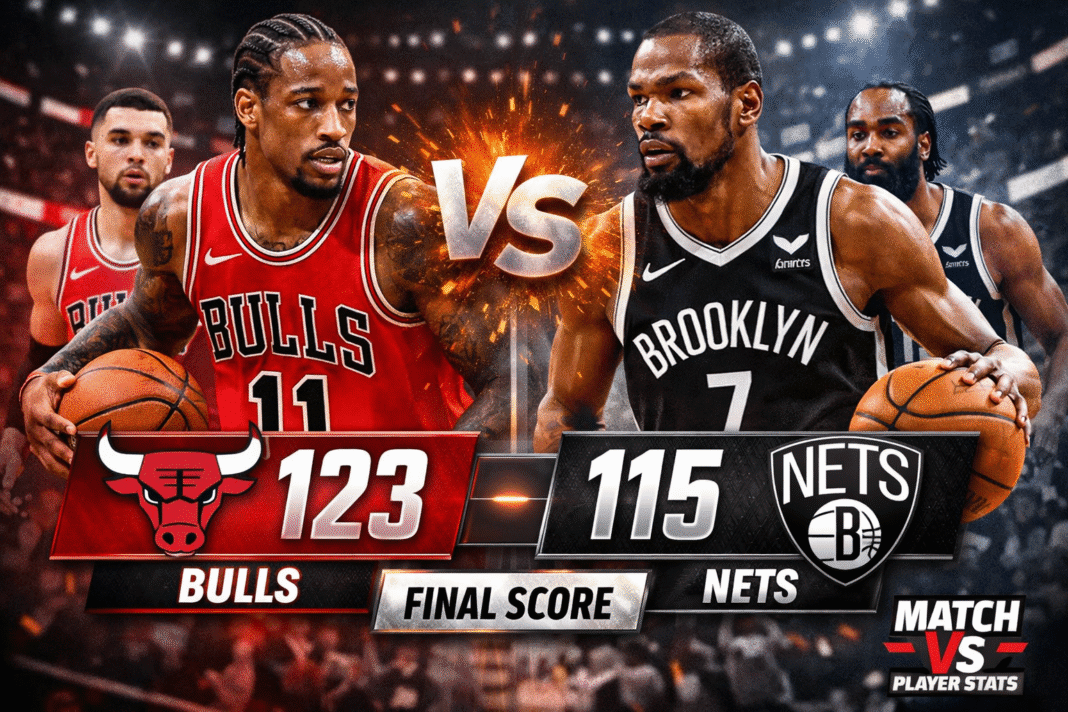 Chicago Bulls vs Brooklyn Nets Match Player Stats (Feb 9, 2026)