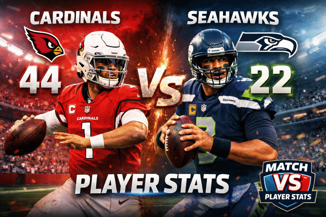 Arizona Cardinals vs Seahawks Match Player Stats (Nov 9, 2025)