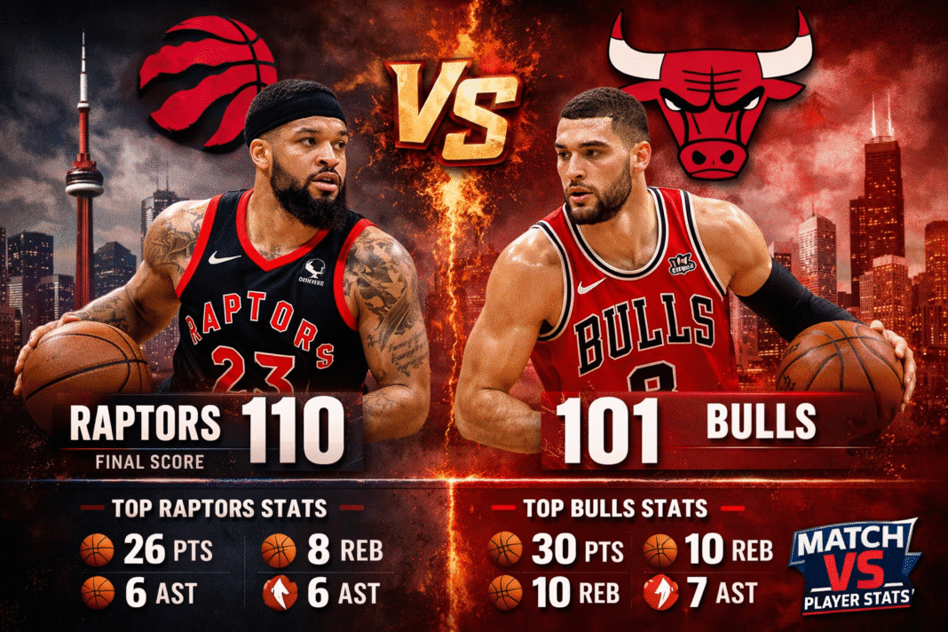 Toronto Raptors vs Chicago Bulls Match Player Stats (Feb 19, 2026)