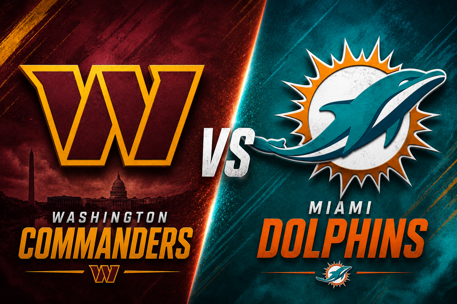 Washington Commanders vs Miami Dolphins Match Player Stats